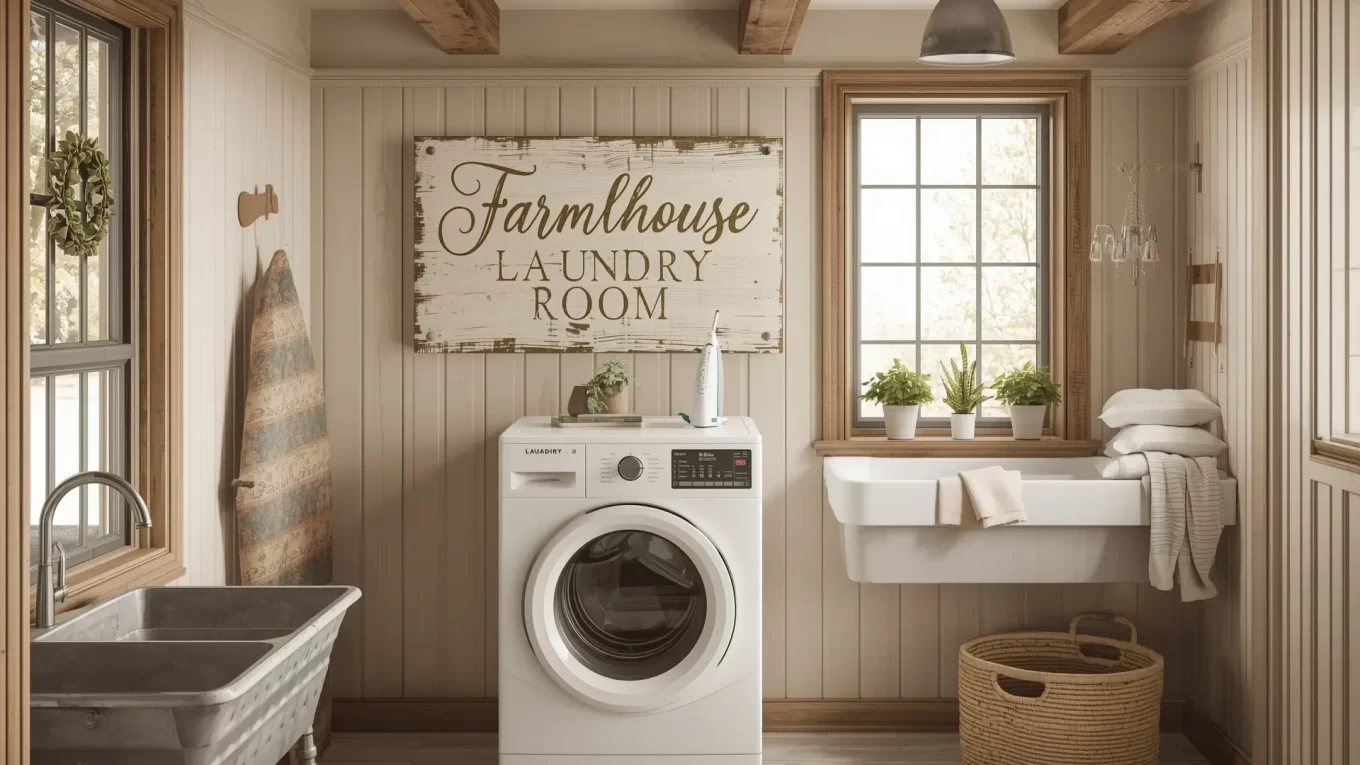 Farmhouse Laundry Room