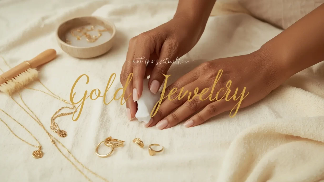 cleaning gold jewelry