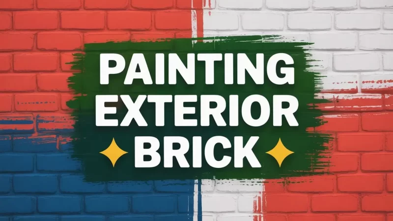 painting exterior brick