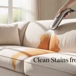 clean stains from sofa