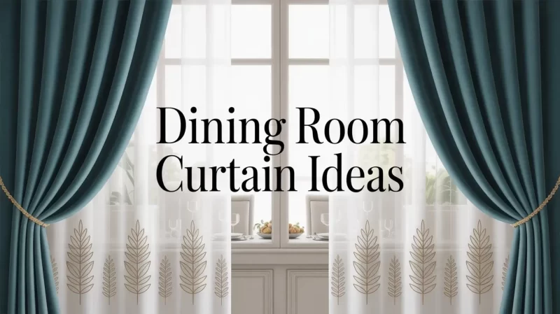 dining room curtain ideas