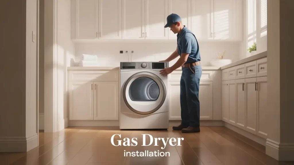 gas dryer installation