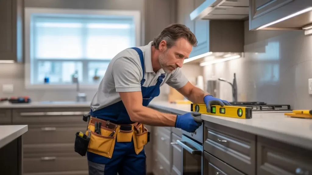 measure kitchen cabinets
