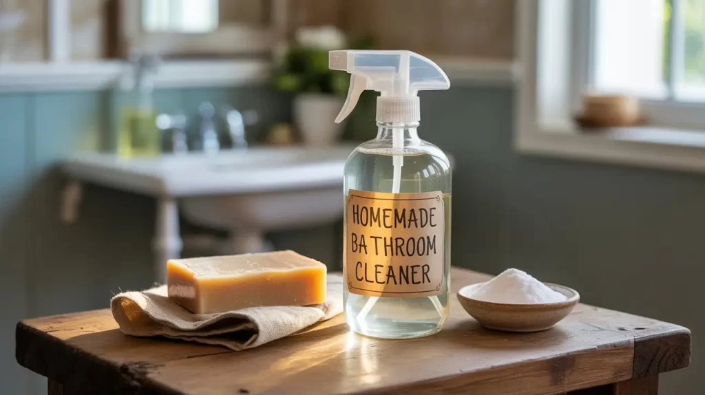 home made bathroom cleaner 