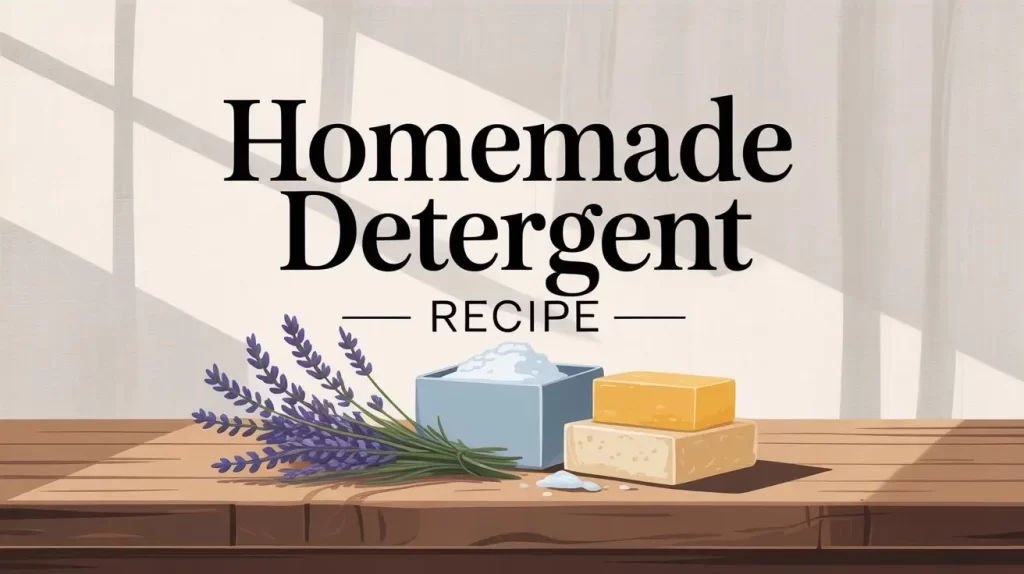 homemade detergent recipe