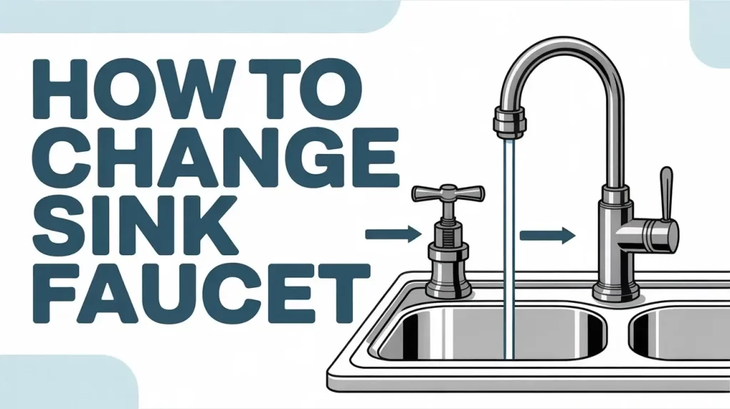 how to change sink faucet