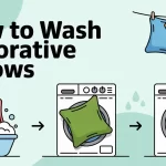 how to wash decorative pillows